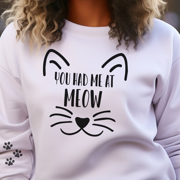 You Had Me at Meow Sweater - Picture 3 of 5